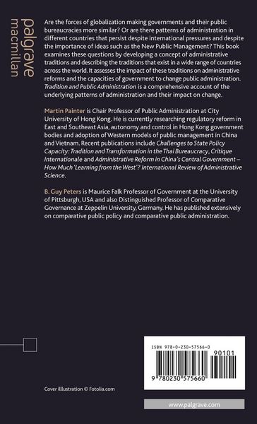 Produktbild: Tradition and Public Administration