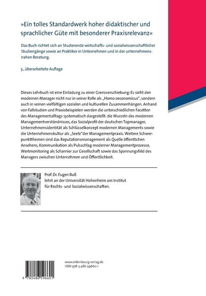 Produktbild: Managementsoziologie