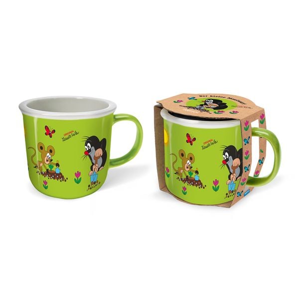 Produktbild: Tr&ouml;tsch Der kleine Maulwurf Tasse Porzellantasse Gartenfreunde