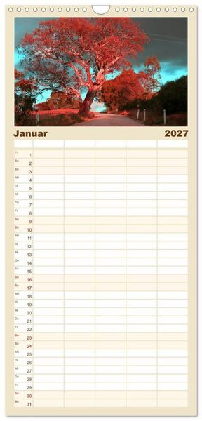 Produktbild: Familienplaner 2027 - Australien &bull; Impressionen mit 5 Spalten (Wandkalender, 21 x 45 cm) CALVENDO