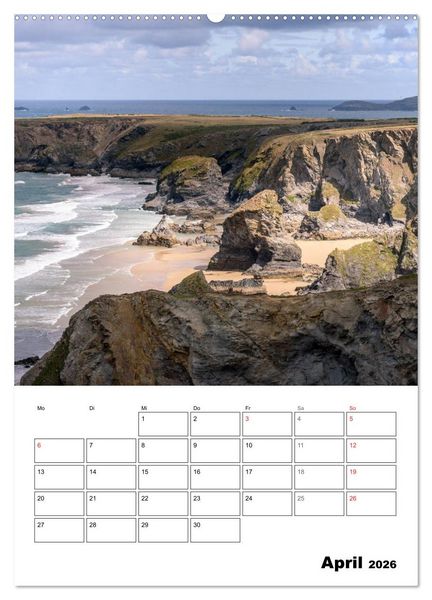 Produktbild: Foto-Momente S&uuml;d-England - Magische Orte (Wandkalender 2026 DIN A2 hoch), CALVENDO Monatskalender
