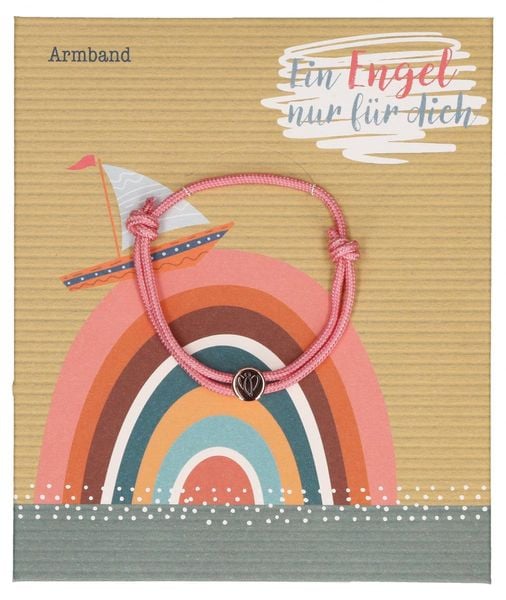 Produktbild: Textil-Armband - Ein Engel nur f&uuml;r dich