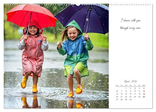 Produktbild: Shining brighter together - My heart, my sister, my home (Wall Calendar 2026 DIN A2 landscape), CALVENDO 12 Month Wall Calendar