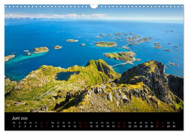 Produktbild: Lofoten - Inseln im Nordmeer (Wandkalender 2026 DIN A3 quer), CALVENDO Monatskalender