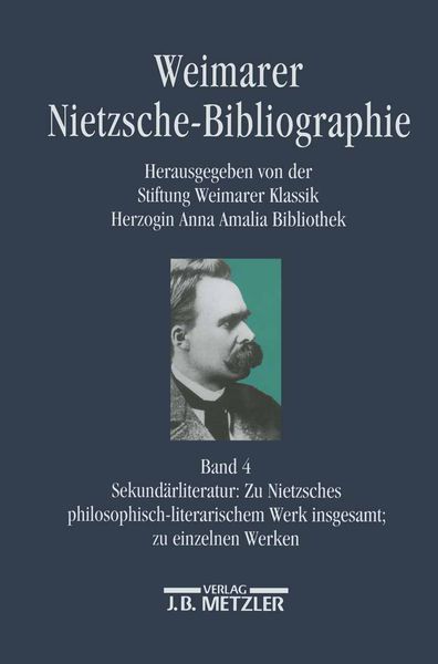 Produktbild: Weimarer Nietzsche-Bibliographie in 5 B&auml;nden