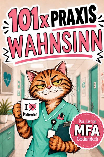 Produktbild: 101 Mal Praxiswahnsinn: Das lustige Anti-Stress-Geschenkbuch f&uuml;r Medizinische Fachangestellte - zum Schmunzeln, Wiedererkennen und Weiterschenken