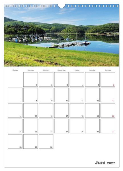 Produktbild: Hessens sch&ouml;nster See - Der Edersee (Wandkalender 2027 DIN A3 hoch), CALVENDO Monatskalender