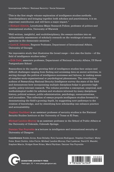 Produktbild: Researching National Security Intelligence
