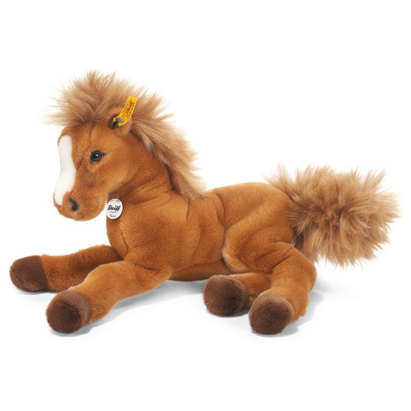 Produktbild: Steiff 070082 - Fenny Schlenker-Holsteiner, liegend, braun, Webpelz, 35 cm