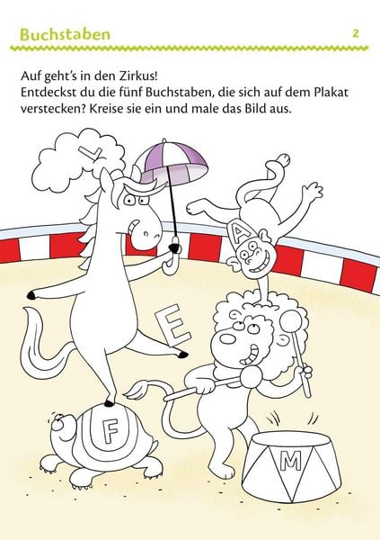Produktbild: R&auml;tseln f&uuml;r Kita-Kinder: Mein bunter Kindergarten-Block: Malspiele und R&auml;tsel