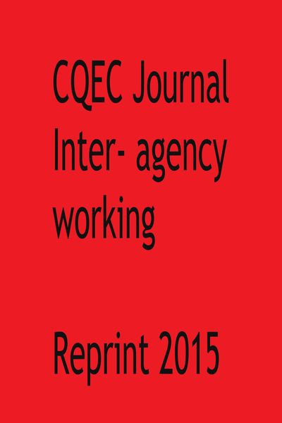 Produktbild: CQEC Journal Inter-Agency Working 2015