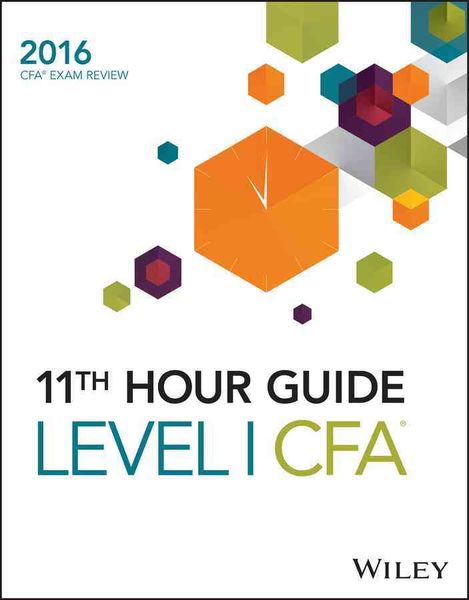 Produktbild: Wiley 11th Hour Guide for 2016 Level I CFA Exam