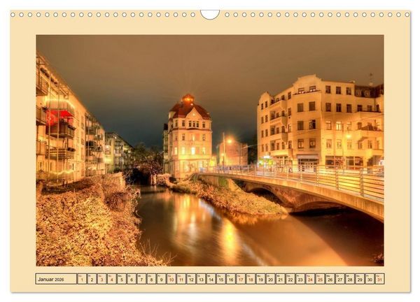 Produktbild: Stadtansichten von Halle an der Saale (Wandkalender 2026 DIN A3 quer), CALVENDO Monatskalender
