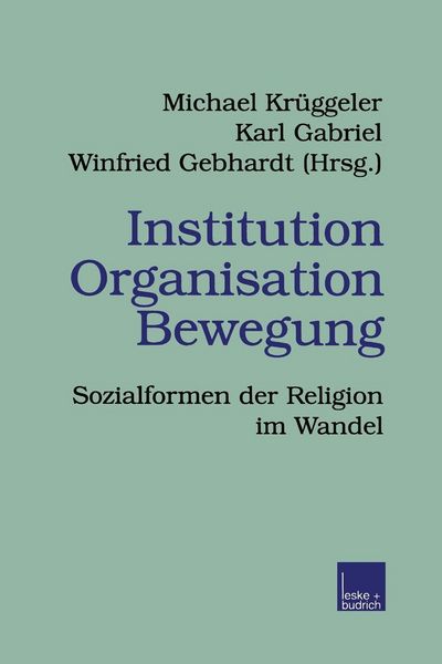 Produktbild: Institution Organisation Bewegung
