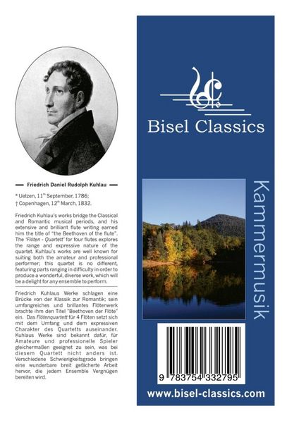Produktbild: Fl&ouml;ten - Quartett, Opus 103