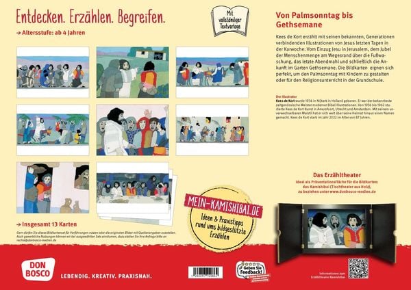 Produktbild: Jesus in Jerusalem. Kamishibai Bildkartenset