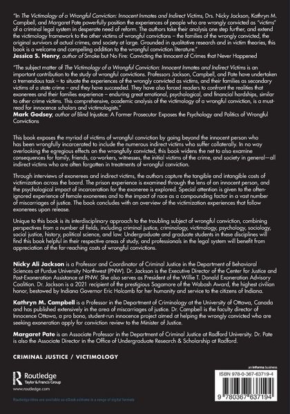 Produktbild: The Victimology of a Wrongful Conviction