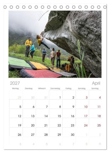 Produktbild: Tischplaner 2027 - Climbing Solutions - Bergsport weltweit (A5 Tischkalender zum Aufstellen) CALVENDO
