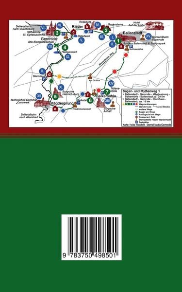 Produktbild: Kleines Harzwanderbuch der Sagen und Mythen 1