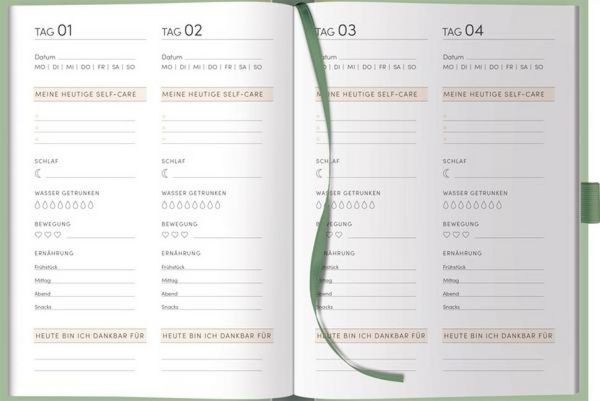 Produktbild: Self-care Tagebuch Mint