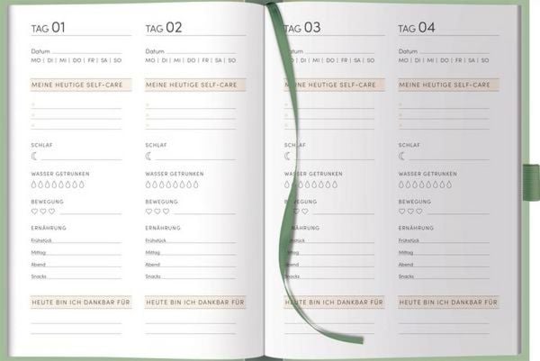 Produktbild: Self-care Tagebuch Mint