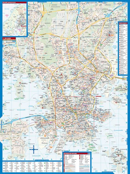 Produktbild: Helsinki, Borch Map