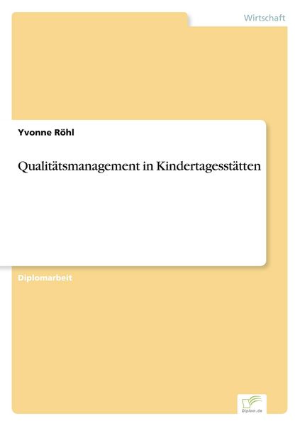 Produktbild: Qualit&auml;tsmanagement in Kindertagesst&auml;tten