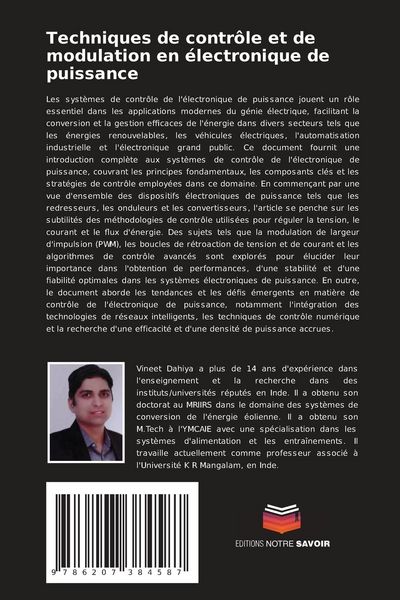Produktbild: Techniques de contr&ocirc;le et de modulation en &eacute;lectronique de puissance