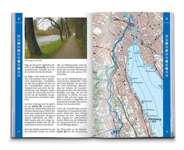 KOMPASS Wanderführer Zürich, Zürichsee, 50 Touren mit Extra-Tourenkarte