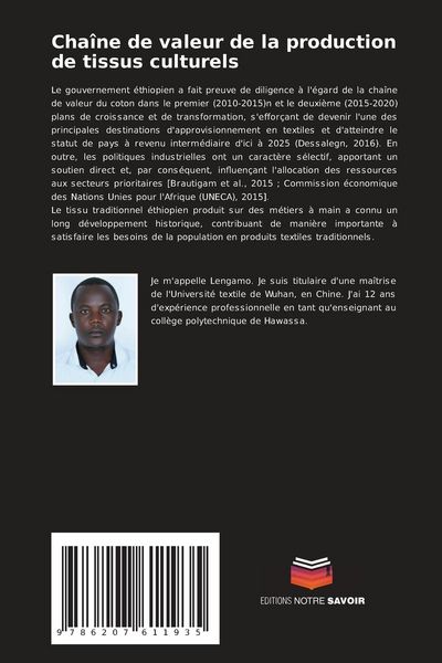 Produktbild: Cha&icirc;ne de valeur de la production de tissus culturels