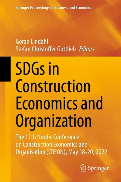 Produktbild: SDGs in Construction Economics and Organization