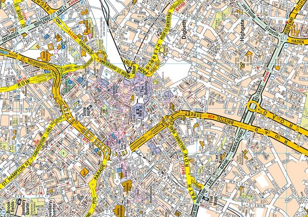 Produktbild: Birmingham A-Z Pocket Street Map