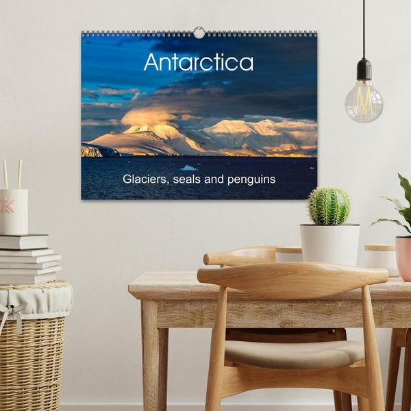 Produktbild: Antarctica Glaciers, seals and penguins (Wall Calendar 2026 DIN A3 landscape), CALVENDO 12 Month Wall Calendar
