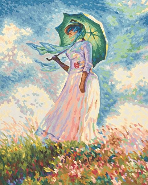 Produktbild: MNZ - Frau mit Sonnenschirm