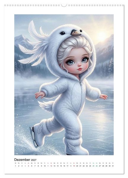 Produktbild: Fabulous Dolls - Tierisch Kuschellig (hochwertiger Premium Wandkalender 2027 DIN A2 hoch), Kunstdruck in Hochglanz