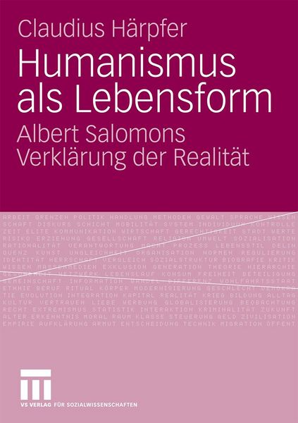 Produktbild: Humanismus als Lebensform