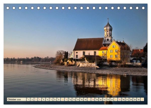 Produktbild: Bodensee - "Die D&ouml;rfer sind wie ein Garten ..." (Rainer Maria Rilke) (Tischkalender 2026 DIN A5 quer), CALVENDO Monatskalender
