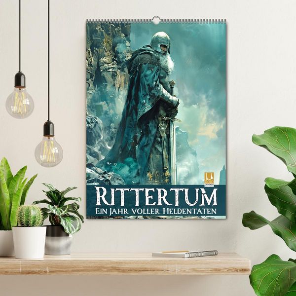 Produktbild: Rittertum - ein Jahr voller Heldentaten (Wandkalender 2026 DIN A2 hoch), CALVENDO Monatskalender
