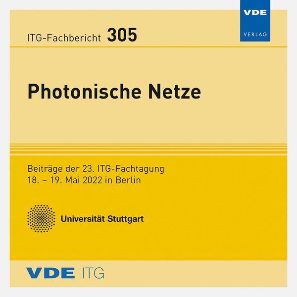 Produktbild: ITG-Fb. 305: Photonische Netze