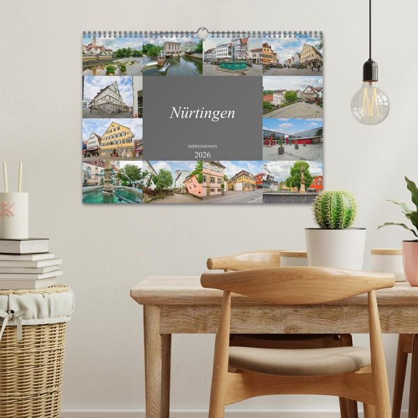 Produktbild: N&uuml;rtingen Impressionen (Wandkalender 2026 DIN A3 quer), CALVENDO Monatskalender