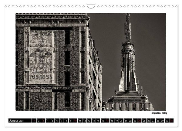 Produktbild: Manhattan Memories - Erinnerungen an New York (Wandkalender 2027 DIN A3 quer), CALVENDO Monatskalender