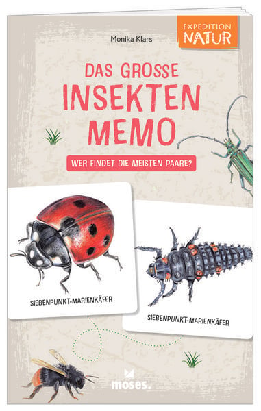 Produktbild: Das gro&szlig;e Insekten Memo - Wer findet die meisten Paare?