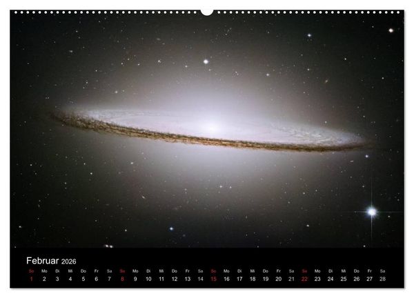 Produktbild: Der Weltraum. Spektakul&auml;re Gasnebel und Galaxien (Wandkalender 2026 DIN A2 quer), CALVENDO Monatskalender