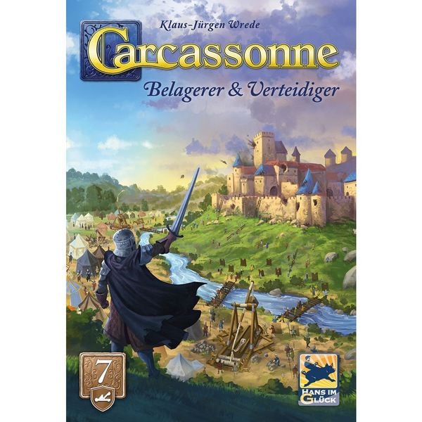 Produktbild: Hans im Gl&uuml;ck HIGD0137 - Carcassonne, Belagerer & Verteidiger (Auflage 2025), 7. Erweiterung