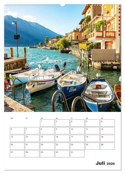 Produktbild: Limone sul Garda - Urlaubsplaner (Wandkalender 2026 DIN A2 hoch), CALVENDO Monatskalender