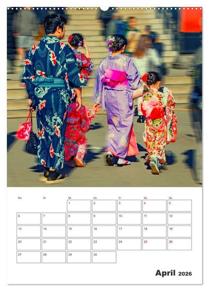 Produktbild: Tokio - Reiseplaner (Wandkalender 2026 DIN A2 hoch), CALVENDO Monatskalender