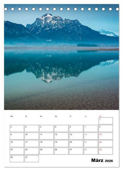 Produktbild: Traumhaftes Deutschland - Idyllische Ansichten (Tischkalender 2026 DIN A5 hoch), CALVENDO Monatskalender