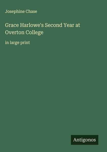 Produktbild: Grace Harlowe's Second Year at Overton College