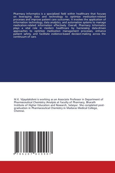 Produktbild: Pharmacy Informatics: Harnessing Data For Better Patient Care