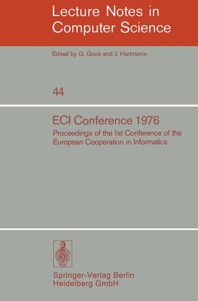 Produktbild: ECI Conference 1976